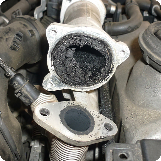 Carbonilla motor diesel